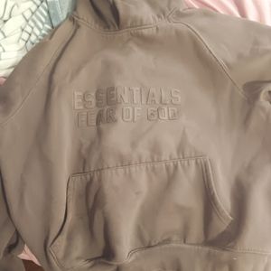 Brown Essentials Hoodie